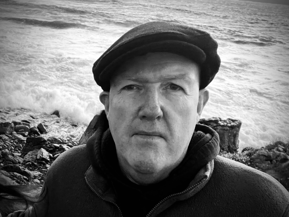 Portrait of Pól Ó Mórdha by the Atlantic